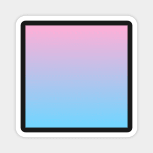 Pink-blue ombre gradient Magnet