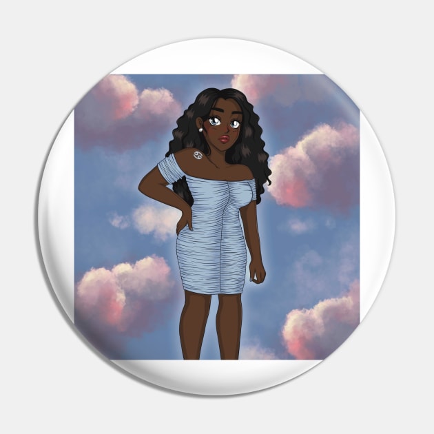 portrait cancer girl clouds anime Pin by maoudraw