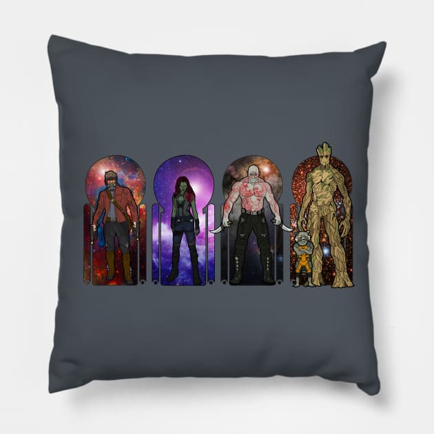 Seasons of the Guardians Pillow by emilyisnotamused 