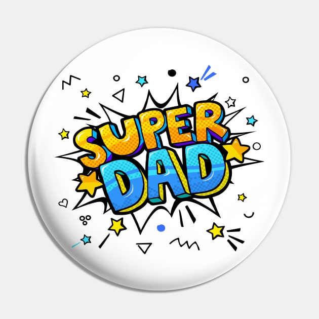 Super Dad Pin by jobieh shop