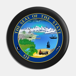 Alaska Coat of Arms Pin