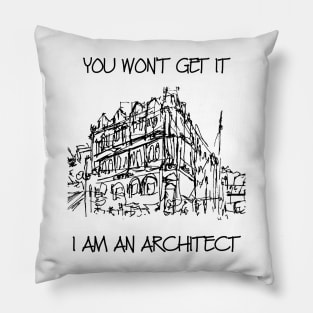 you wont get it I am an architect Pillow