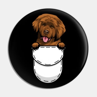 Newfoundland Pocket Dog Pin