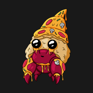 Cute pizza hermit crab creature T-Shirt