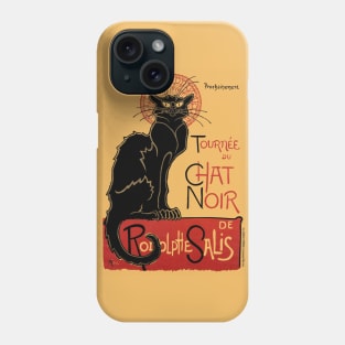 Tournee du Chat Noir France Vintage Poster V2 Phone Case