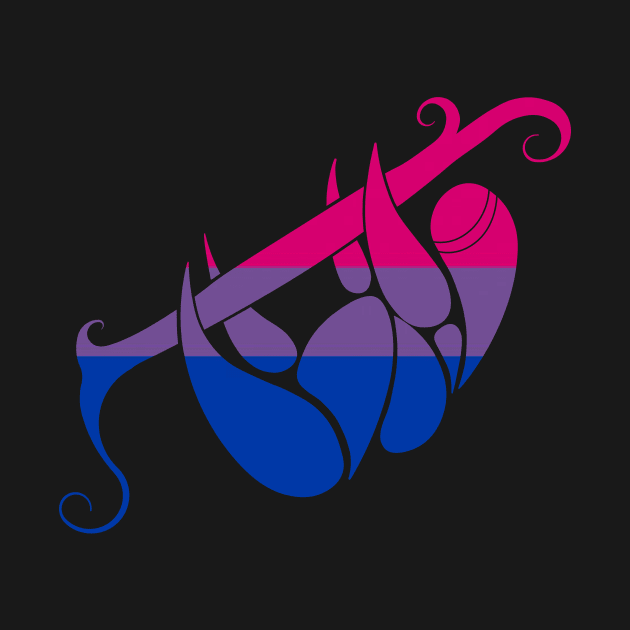 Bisexual Flag Sloth by Jaq of All