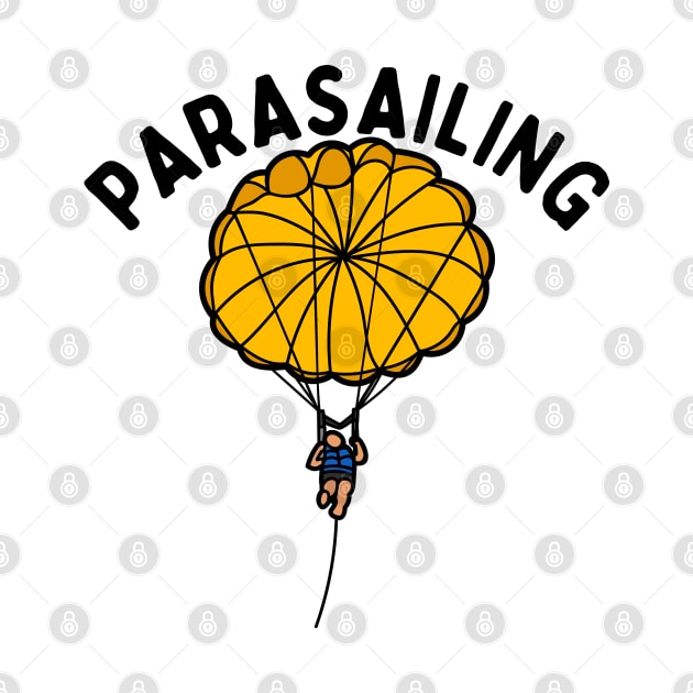 Parasailing Day Kiting Activity Paragliding Adventure Daring Experience by Mochabonk