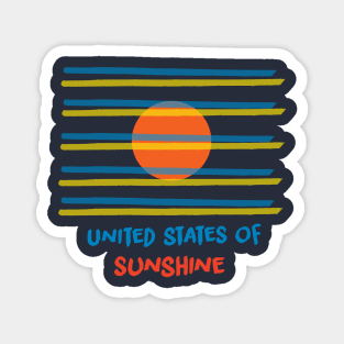 Sunshine flag Magnet