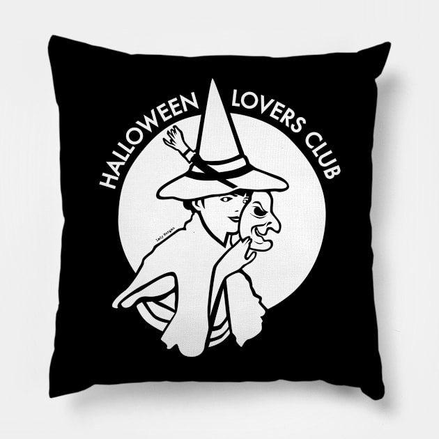 Halloween Lovers Club Pillow by LadyMorgan