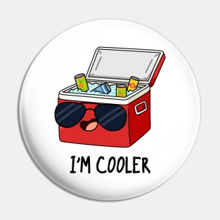 I'm Cooler Funny Box Pun Pin