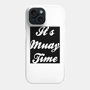 Muay Thai Black Phone Case