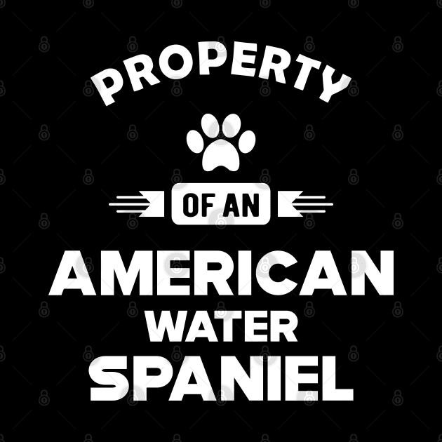 american water spaniel - Property of an american water spaniel by KC Happy Shop