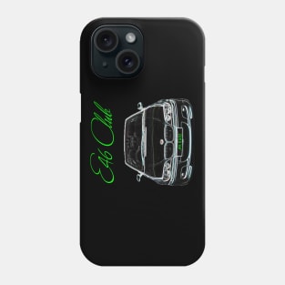 BMW E46 Club Convertible Face Lift Front & Rear M3 Phone Case