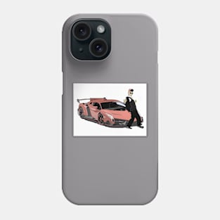 Red Exotic Sports Car Phone Case