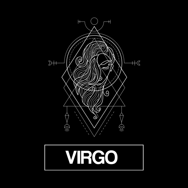 Virgo Zodiac Constellation by FungibleDesign