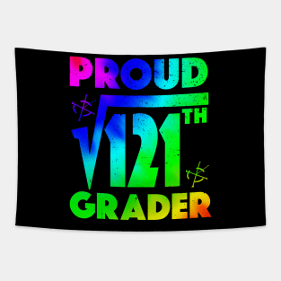 Proud 11th Grader Square Root of 121 Teachers Students Tapestry