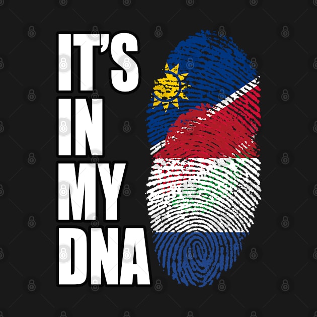 Dutch And Namibian Mix DNA Flag Heritage by Just Rep It!!