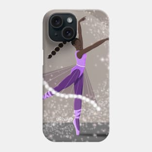 Prancing in Purple Phone Case