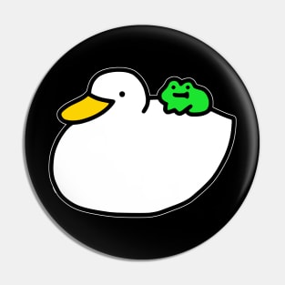 Cute duck and Froggo bud Pin