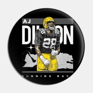 A.J. Dillon Green Bay Cyber Pin