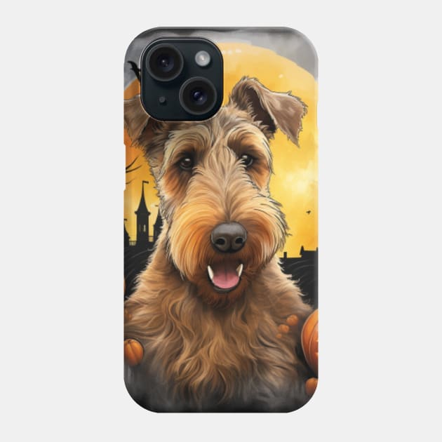 Lakeland terrier Halloween Phone Case by NatashaCuteShop