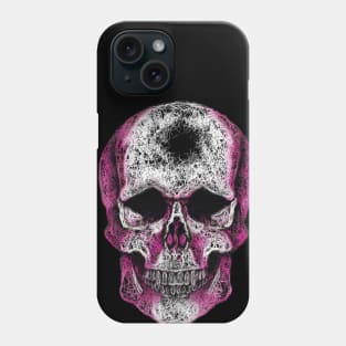 Sugar skull, pink cool funny cute mask Phone Case