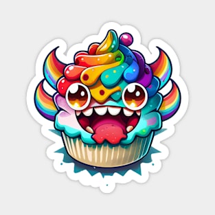 Cupcake Monster Magnet