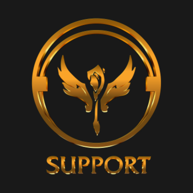 League of Legends SUPPORT [gold emblem] League Of Legends TShirt