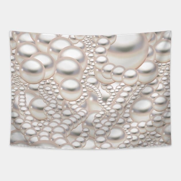 Pearls pattern Tapestry by ksdsgn