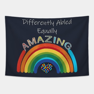 Autism Awareness & Support Equally Amazing Tapestry