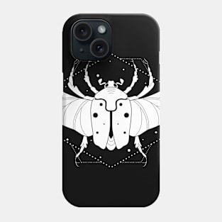 White scarab Phone Case