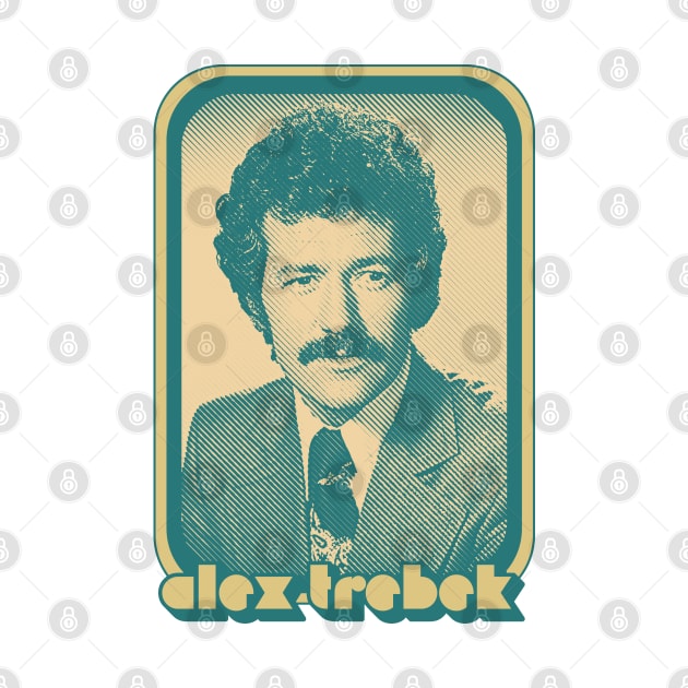 Alex Trebek / Retro Vintage Aesthetic Fan Design by DankFutura