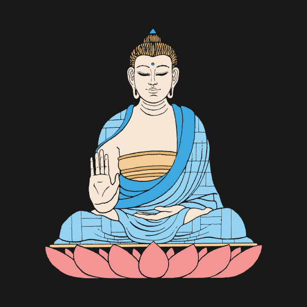 Colorful Buddha by pandascool