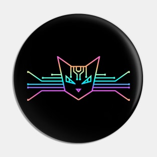 Cyber Cat Pin