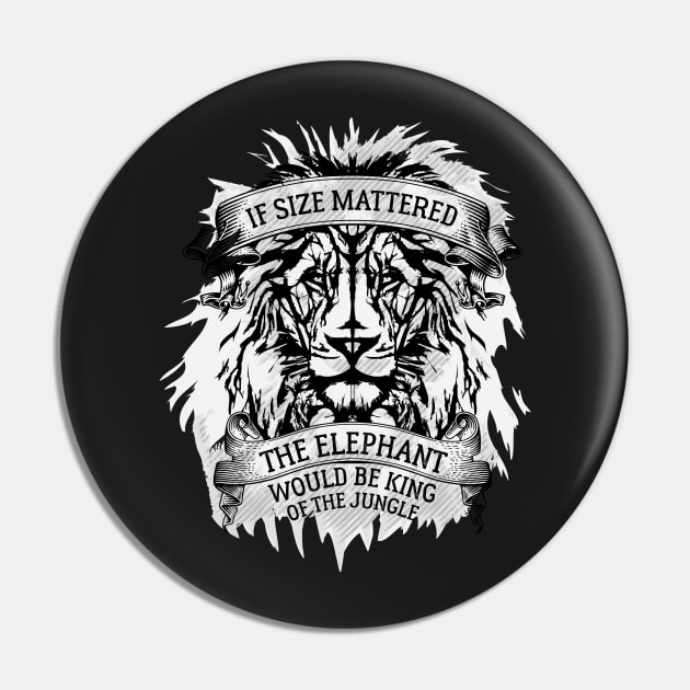 The Elephant Would Be King Jiu Jitsu Pin by ThreadsMonkey