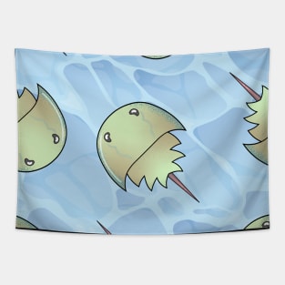 Horseshoecrab Pattern Tapestry