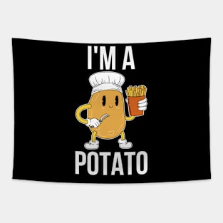 Im A Potato Funny Vegan Gift Tapestry