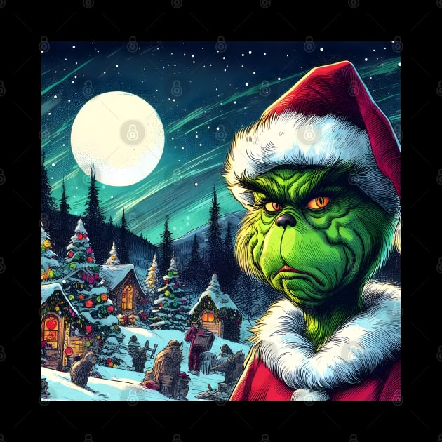 Whimsical Holidays: Grinch-Inspired Artwork and Festive Delights by insaneLEDP