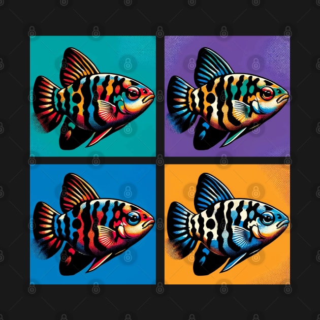 Pop Variatus Platy - Cool Aquarium Fish by PawPopArt