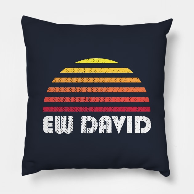Ew David Sunset Pillow by PodDesignShop