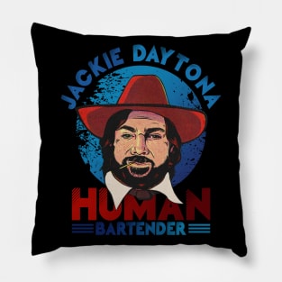 Jackie Daytona Retro Human Bartender Pillow