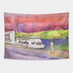 river cruises at sunset. Tapestry