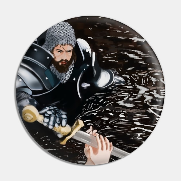 excalibur Pin by digital oil painting