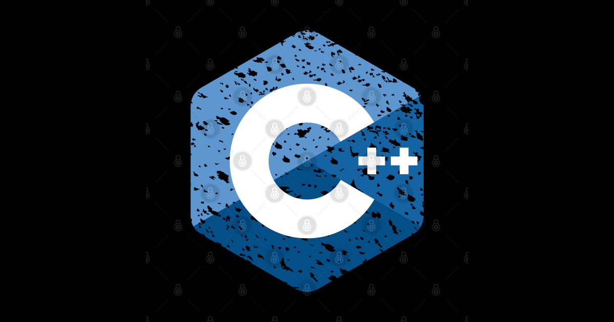 Vintage C++ Programming Logo - C Logo Vintage - Sticker | TeePublic