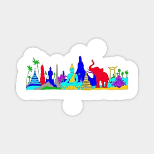 Thailand buildings Magnet