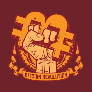 Bitcoin Revolution Crypto Currency Merch BTC T-Shirt