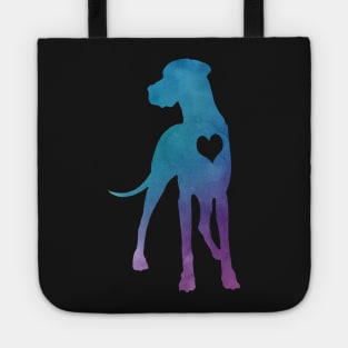 Great Dane Watercolor Tote