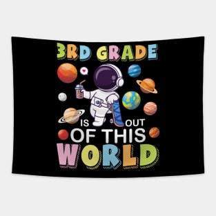 Astronaut Student Back School 3rd Grade Is Out Of This World Tapestry