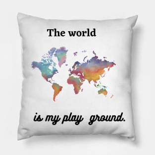 World map Pillow