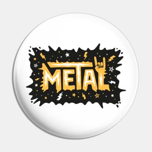 Metal Splash Pin